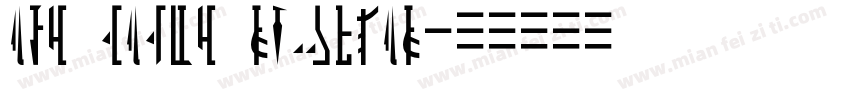 ABO MANDO Regular字体转换